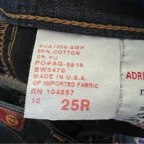 AG Adriano Goldschmied The Kiss Low Rise Dark Indigo Bootcut Denim Jeans - Picture 12 of 12